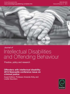 cover image of Journal of Intellectual Disabilities and Offending Behaviour, Volume 6, Number 2